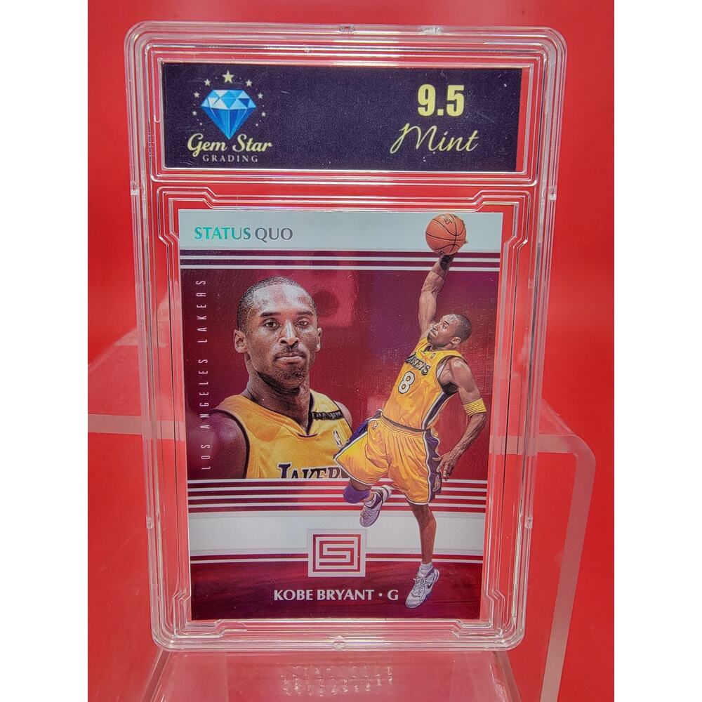 2017-18 Panini Status - Kobe Bryant #3 Status Quo - GSG 9.5 - Los Angeles Lakers